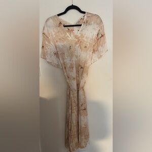 Never worn Vince Cream Floral Maxi Dress
